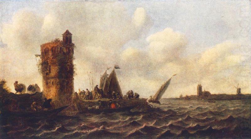 A View on the Maas near Dordrecht, Jan van Goyen